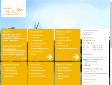 Tablet Screenshot of hinte.de